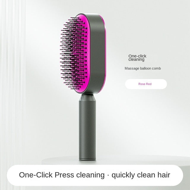 Cepillo de pelo antiestático autolimpiante : Innovación en el Cuidado del Cabello