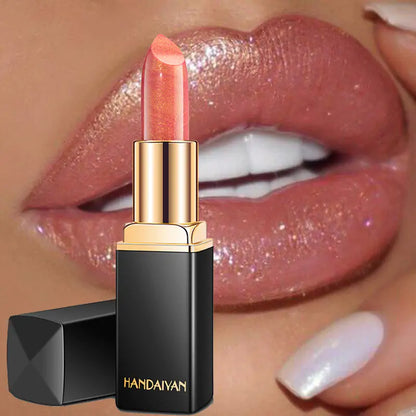 Lapiz labial con brillo