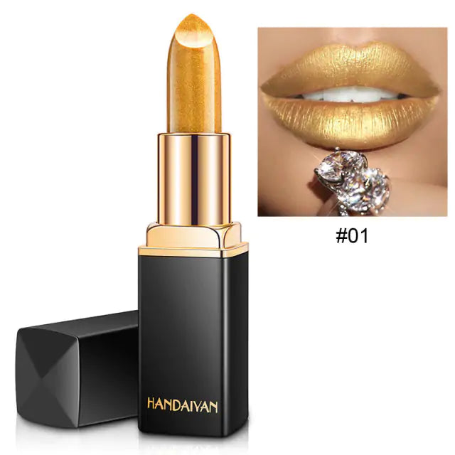 Lapiz labial con brillo