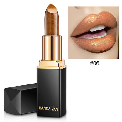 Lapiz labial con brillo