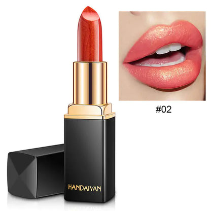 Lapiz labial con brillo